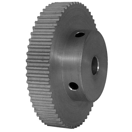 B&B Manufacturing 60-3P06M6A8, Timing Pulley, Aluminum, Clear Anodized, 60-3P06M6A8